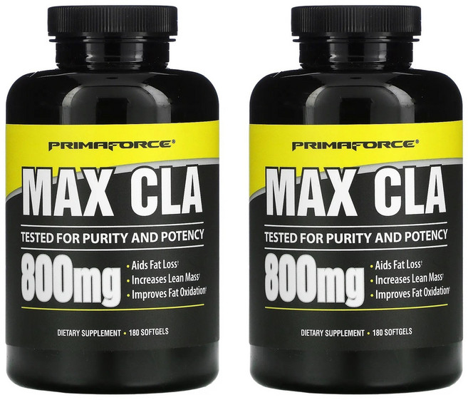 Primaforce Max CLA共軛亞油酸膠囊 2400mg, 180顆, 2罐