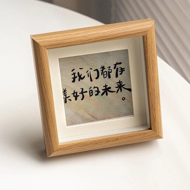 立體相框 油畫風擺件 紀念禮物, 1個