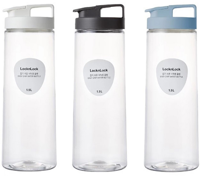 LocknLock 樂扣樂扣 手提冷水壺/冷水瓶 1.5L HAP814, 白色MBLU, 1個