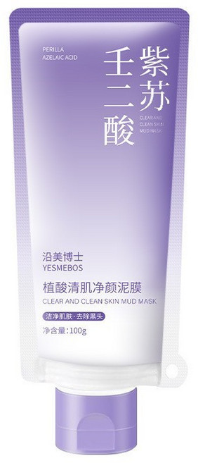 沿美博士 壬二酸紫蘇泥膜 淨顏保濕 溫和調理, 1個, 【單包裝】紫蘇泥膜-100g, 100g