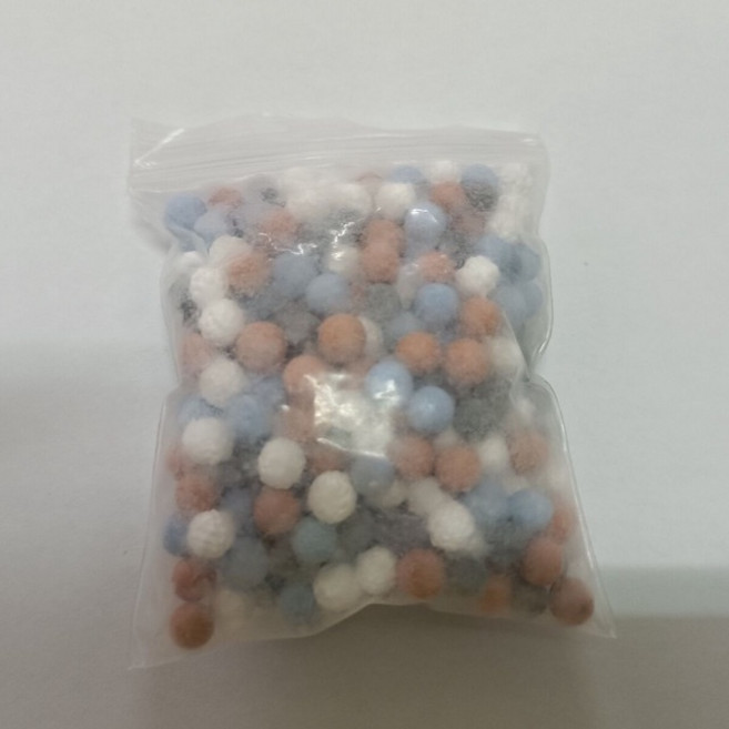 曼德旺 淨水蓮蓬頭, 1個, 升級混合球(亞硫酸鈣混合球)50克