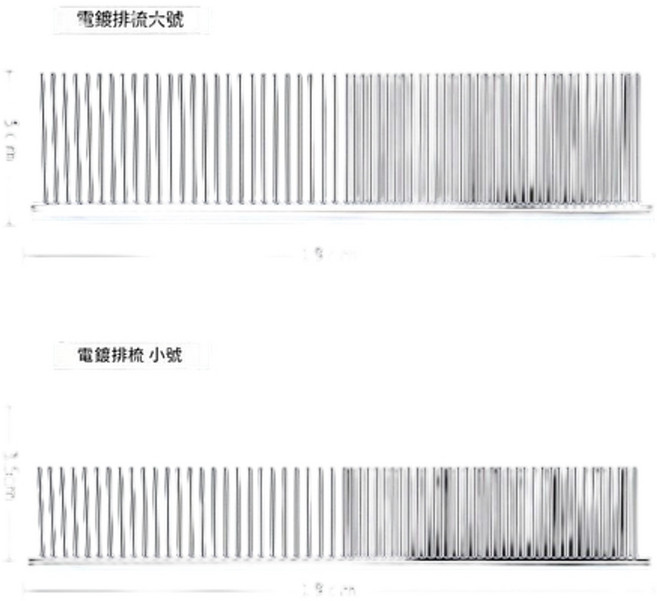 寵物細齒梳 貓狗除蚤梳 密齒排梳 寵物毛髮梳理工具, 1個, 寵物鋼針梳子 大號 密齒梳