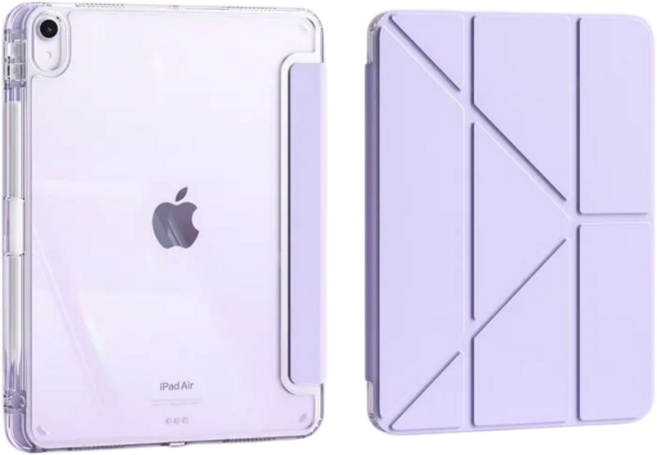 Rabbit Technolog 適用iPad平板皮套 全包蘋果平板殼 親膚柔軟平板皮套, 星雲紫, 1個
