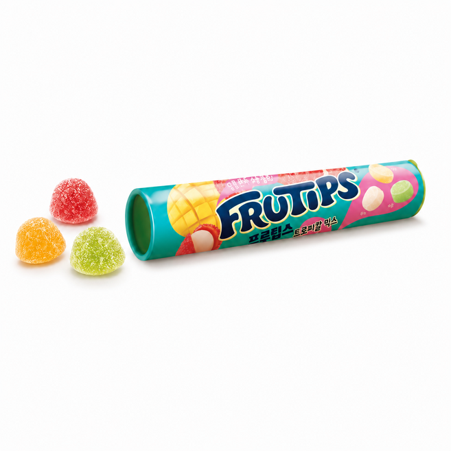FRUTIPS 軟糖 綜合水果口味, 140g, 1個