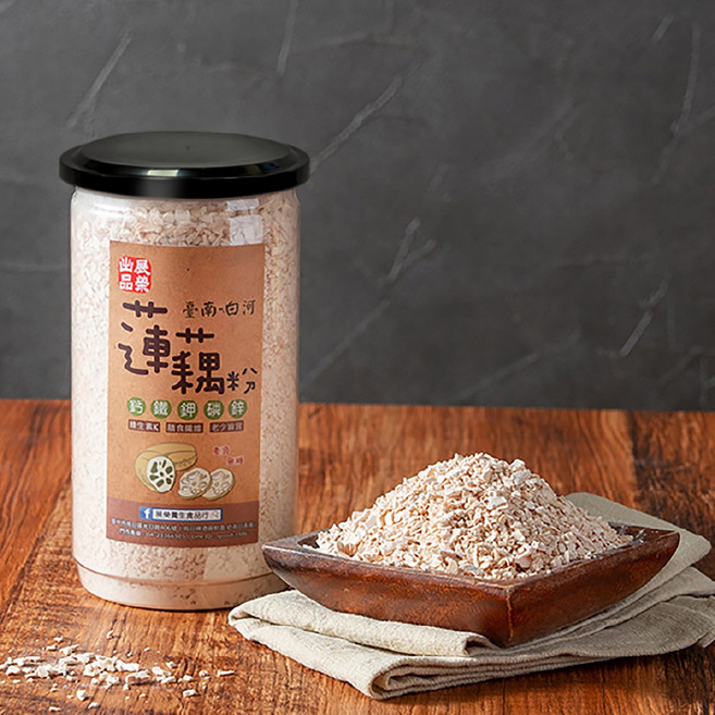 展榮商號 白河蓮藕粉, 1個, 350g