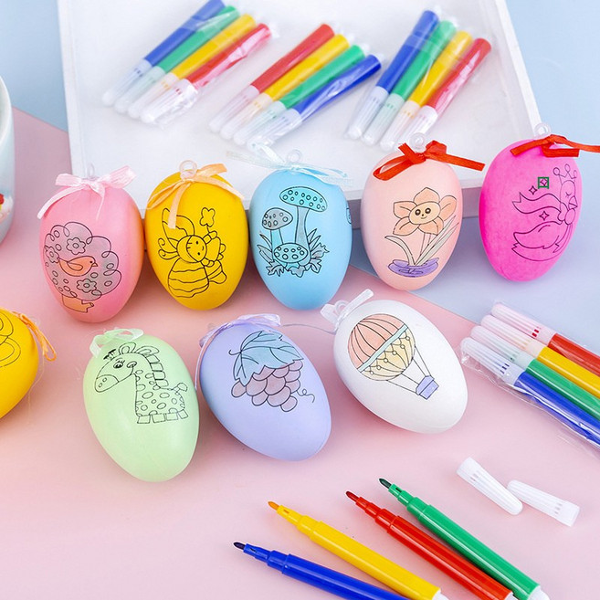 幼兒園分享小禮物兒童全班分享小學生獎勵禮物玩具 生日小禮品, 1個, 銀色 彩繪蛋20個 1個