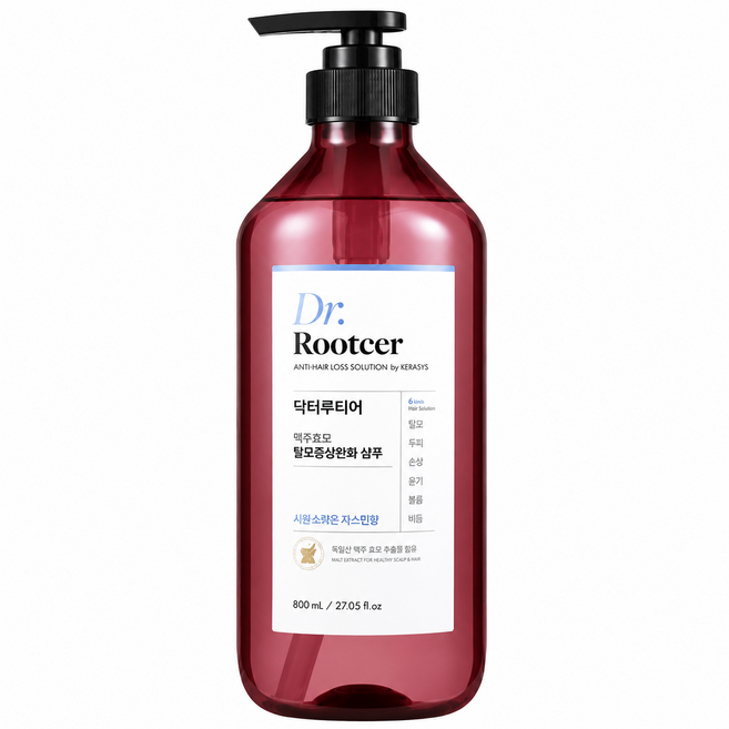 Dr. Rootcer 防脫髮髮質護理洗髮精(清爽茉莉花香), 1件, 800ml