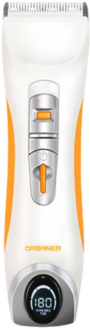 ORBANER MB-066 充電式寵物理毛器 附有油刷USB充電線, 白橘色, 1個