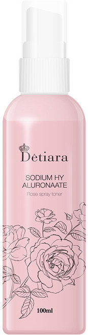 Detiara 玫瑰噴霧化妝水, 5件, 100ml