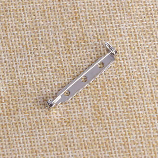BEAGLE 扣式金屬別針 (20mm/25mm/32mm/38mm) 胸花配件 手作材料 (10入裝), 1個, 安全別針 3.8CM-10入