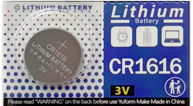 電池哥 CR1616 鈕扣電池 3V 電池 水銀電池 胎壓偵測器, 1個, CR1616一顆, 1個裝