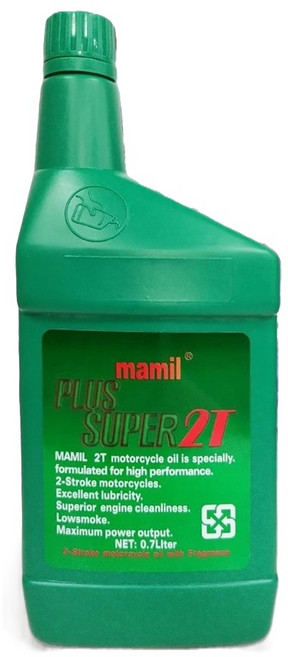 油工廠 MAMIL PLUS SUPER 2T 0.7L 機車機油 高性能 超凡潤滑 引擎清潔, 1, SUPER2T