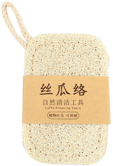 絲瓜絡洗碗刷 植物纖維 溫和不傷鍋 易起泡易沖洗 廚房清潔工具 1入, 5個, 1個裝