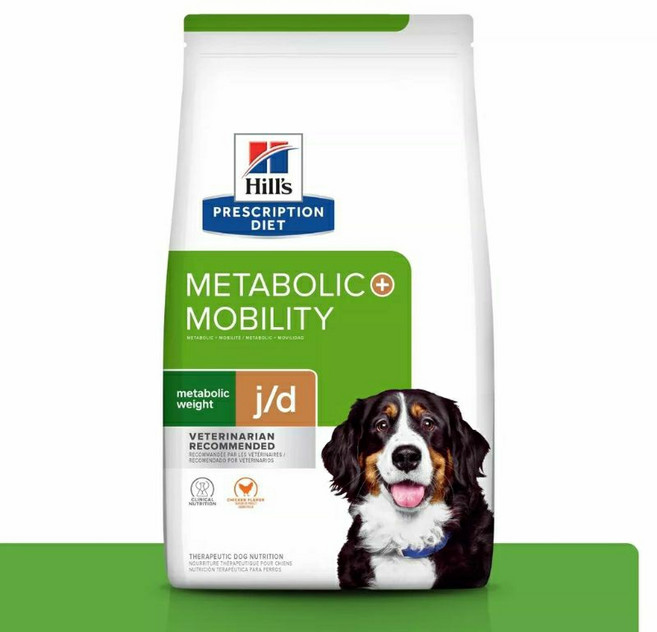 希爾思處方 Metabolic j/d 體重管理 關節護理 基因 狗飼料, 1個, 24磅(限宅配,最多1包), 10.8kg