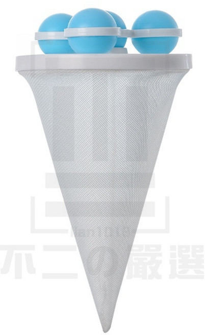 洗衣機過濾網 洗衣機過濾球 除毛球, 1個, 洗衣漂浮過濾網 - 藍色,訂單未滿99不出貨【不含運費】