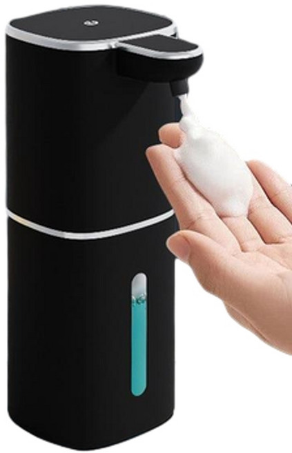 RENZHI P20 自動感應泡沫洗手機 360ml容量 IPX5防水, 泡沫款黑色, 1個