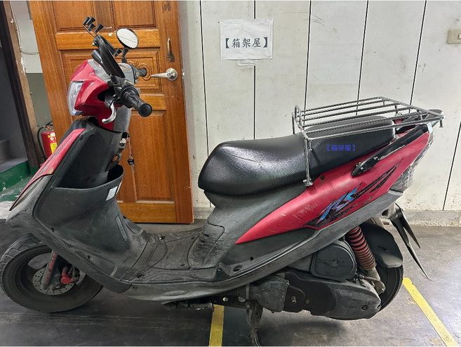 【新北新莊箱架屋】RS 100 免鎖螺絲 直接上架 即可 機車貨架 載貨架 後架 外送架 保溫箱架, 電鍍, 1層