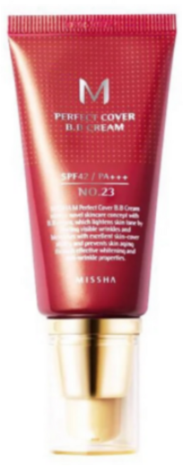 미샤 M 퍼펙트 커버 BB크림 RX SPF42 PA+++, 23호자연스러운베이지, 50ml, 1개