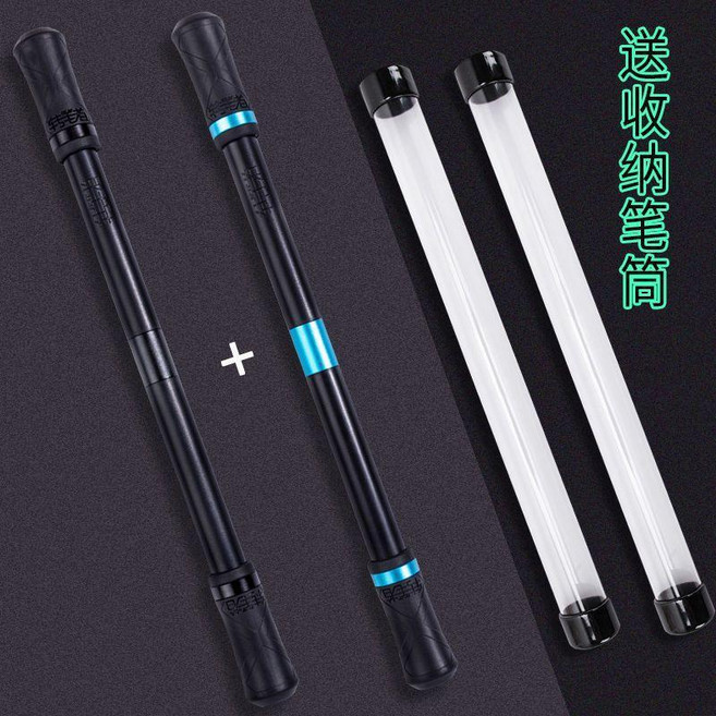 轉轉筆, 1個, 2支裝黑武士轉轉筆/黑+藍