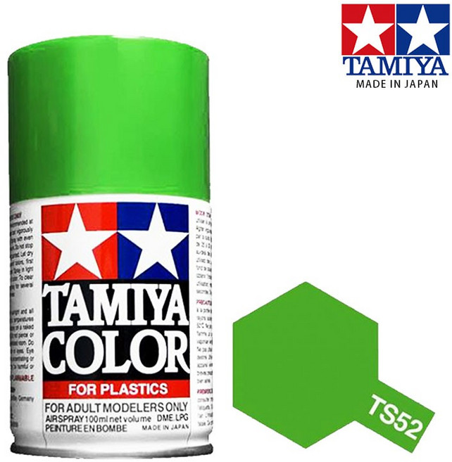 TAMIYA 田宮 TS-52 萊姆綠色 模型噴漆 100ml, 1個
