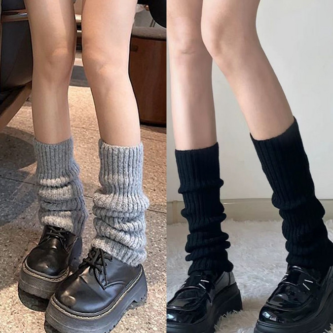 堆堆襪套 針織棉質保暖襪套 女生襪子