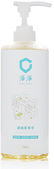 淨淨 濃縮家事皂 700ml 萬用清潔劑, 1個, 濃縮家事皂700ml /1324