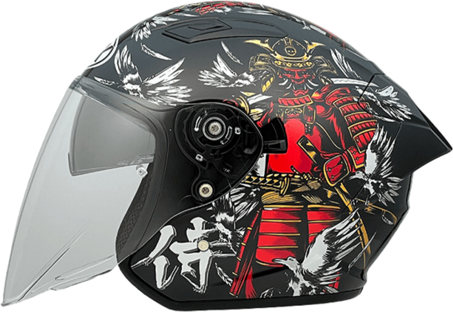 NHK S1 GP PRO 盔甲 KABUTO 內藏墨片半罩式安全帽, 盔甲 (KABUTO)