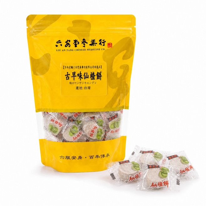 六安堂 古早味仙楂餅, 3個, 300g