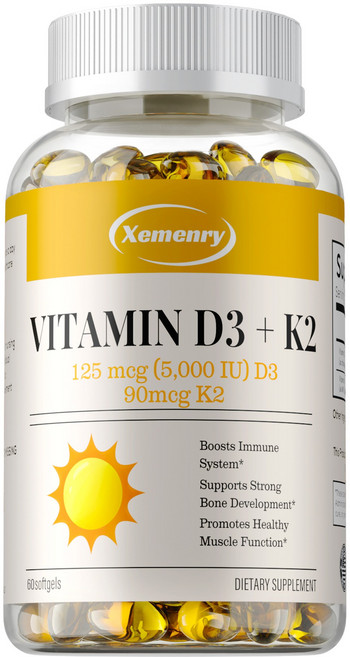 Xemenry 維生素 D3 + K2, 60組
