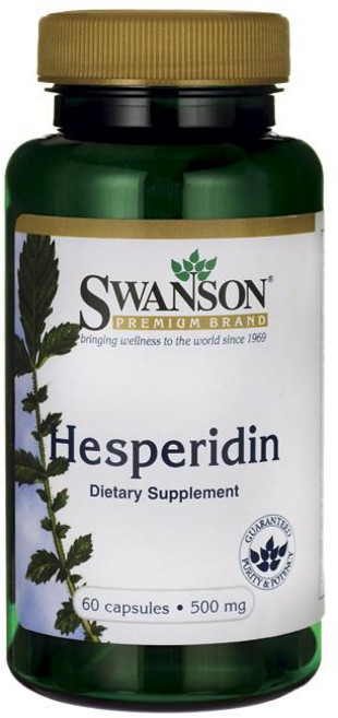 Swanson 斯旺森 橙皮苷膠囊 500mg, 60顆, 1罐