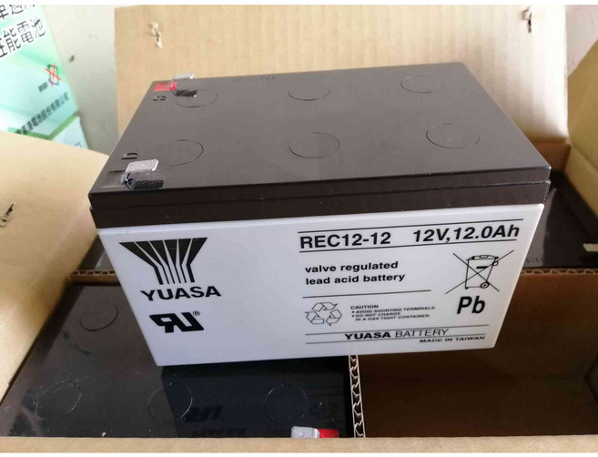 YUASA 湯淺 REC12-12 12V 12AH UPS不斷電系統 電動車電瓶, 1個