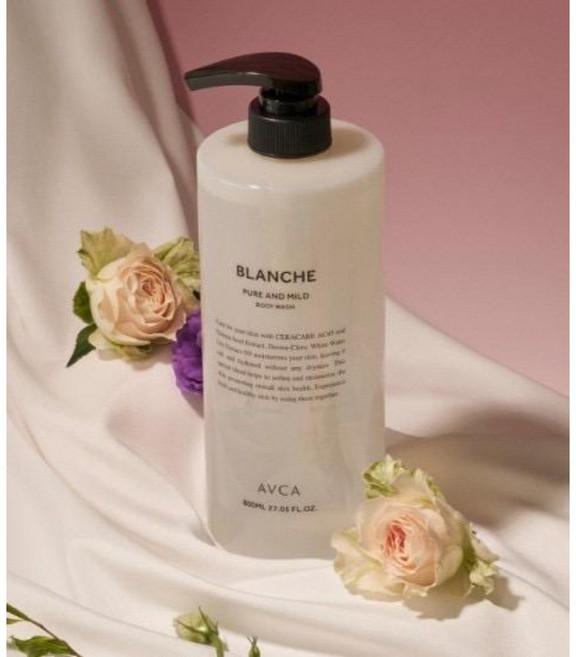 AVCA 專櫃級香氛沐浴露 800ml (5種味道), 1個, 白茶花香