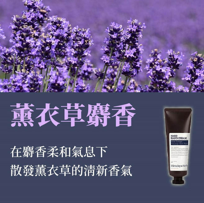 NARD保濕護手霜 韓國製香氛護手霜 深層滋潤保濕, 1個, 保濕護手霜【薰衣草麝香】50ml - 條