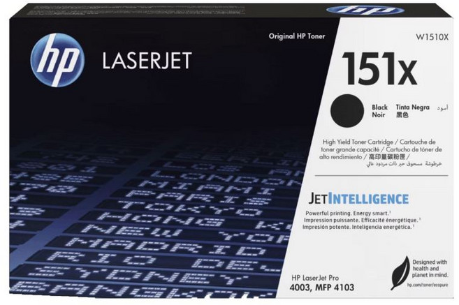 HP 原廠碳粉匣 W1510A/W1510X 適用於 HP LaserJet Pro 4003dn/4003dw/4103fdn/4103fdw, 1個, W1510X (9700張), N/A