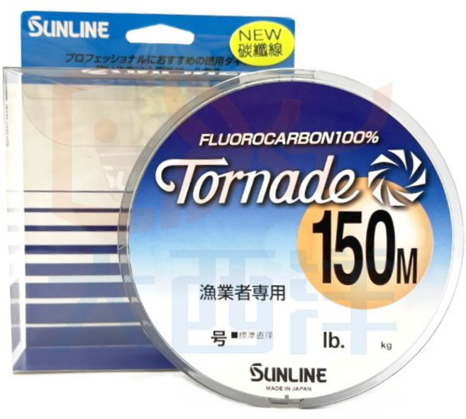 SUNLINE Tornade 150M 漁業者專用 碳纖線, 1個