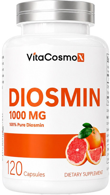 VitaCosmoX 地奧司明 1000毫克膠囊, 1個, 120錠