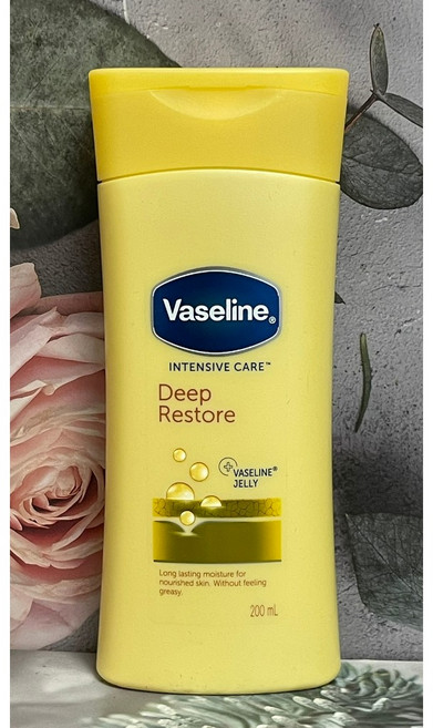 Vaseline 凡士林 Intensive Care Advanced Repair 身體乳液 200ml 48H深層保濕 無香精, 1個, 凡士林乳液200ml全效(黃)
