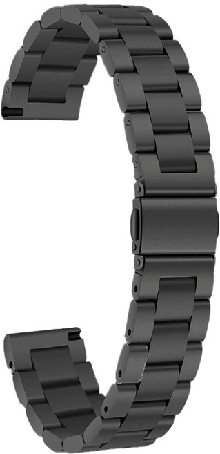 GARMIN LILY 2 活力版 智慧手錶 平口不鏽鋼錶帶, 14mm 黑色, 黑色