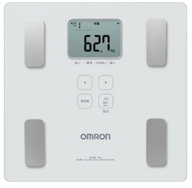 OMRON 歐姆龍 體脂計 HBF-236, 白色, 1個