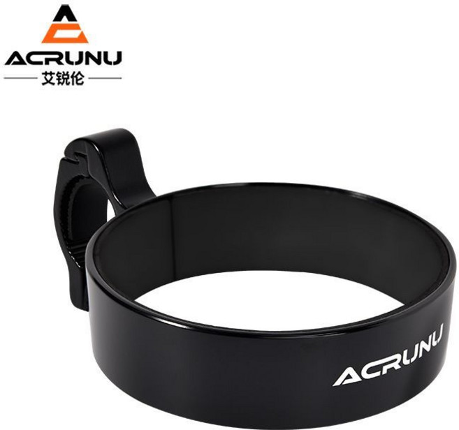 ACRUNU 自行車/機車通用咖啡杯架 復古便捷水杯架, 黑色, 1個