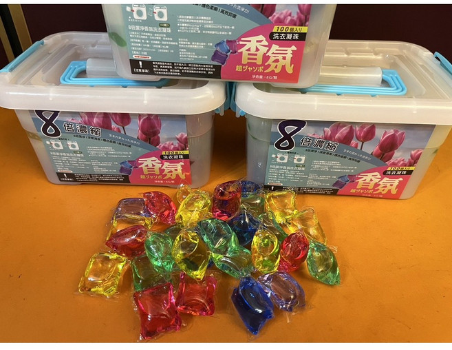 倍潔淨 香氛洗衣凝珠 8倍濃縮, 1個, 100顆