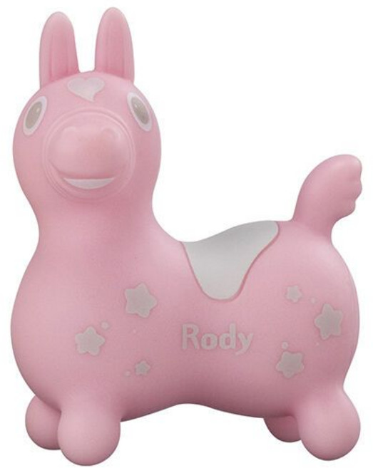 Rody 捏捏樂 跳跳馬 扭蛋 擺飾, 1個, 粉紅色(マカロンピンク)