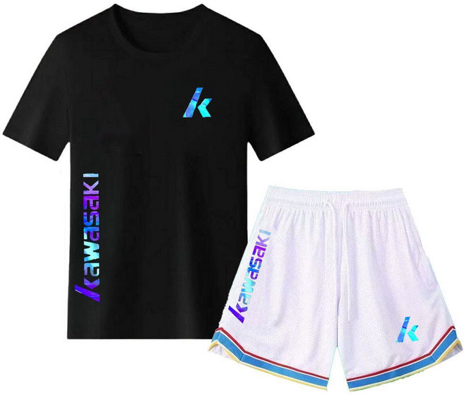 Kawasaki 運動健身套裝組 排汗透氣速乾機能服