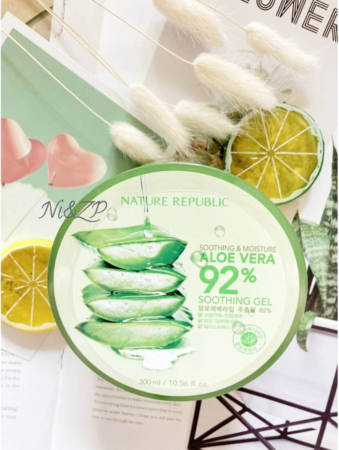 Nature Republic 92% 蘆薈補水修護保濕凝膠, 1個