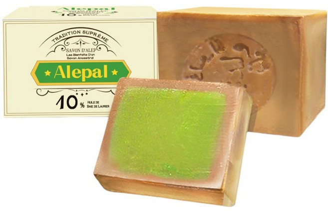 Alepal 阿勒坡古皂 (10%月桂油), 160g, 1個