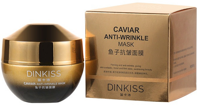 DINKISS 魚子抗皺面膜, 1個, 50g/瓶*3瓶, 50g