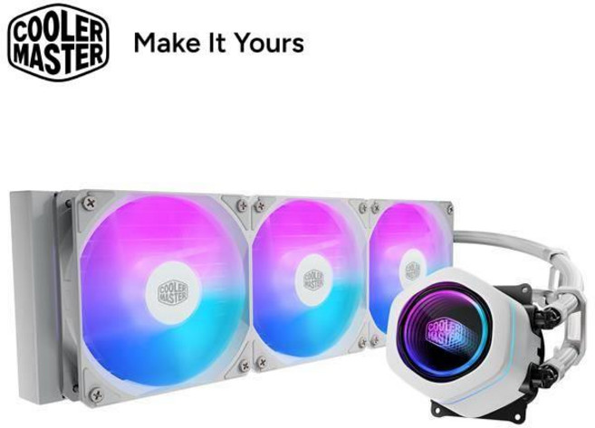 Cooler Master MasterLiquid Core Nex ML 360 ARGB 白色版 水冷散熱器, 1個, 其它, MLX-D36M-A18PA-RW