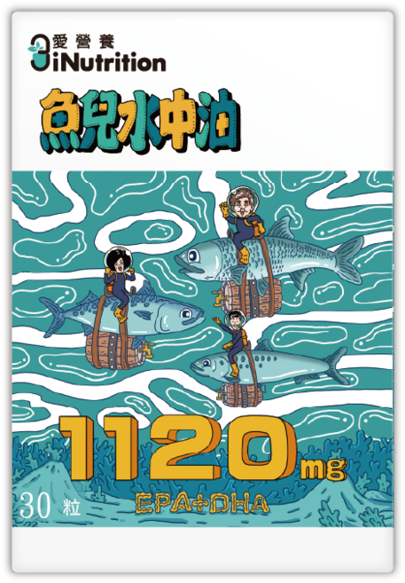 愛營養 iNutrition 魚兒水中油 85%純淨魚油 升級版, 30個, 1份