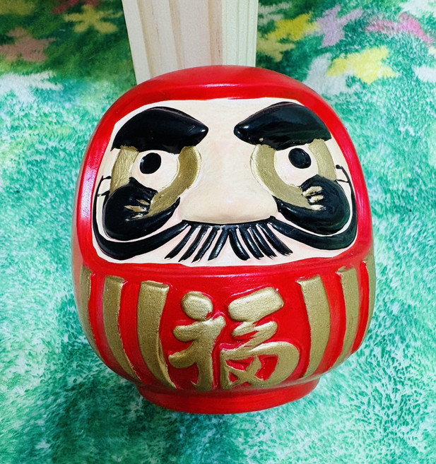 招財達摩存錢筒, 紅色, 1個