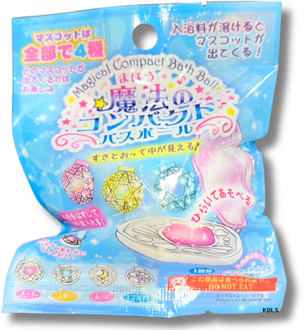 大創 珠寶盒泡澡球 內附玩具 趣味造型 繽紛色彩 享受驚喜沐浴時光, 55g, 1個